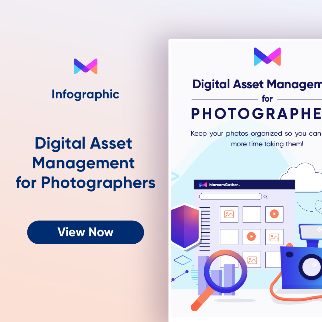 Infographic Digital Asset Management for Photographers view now ad block